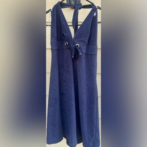 Ralph Lauren Deep Blue Backless Dress